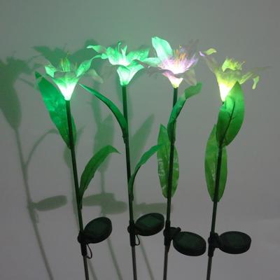 Solar Lily Flower Light