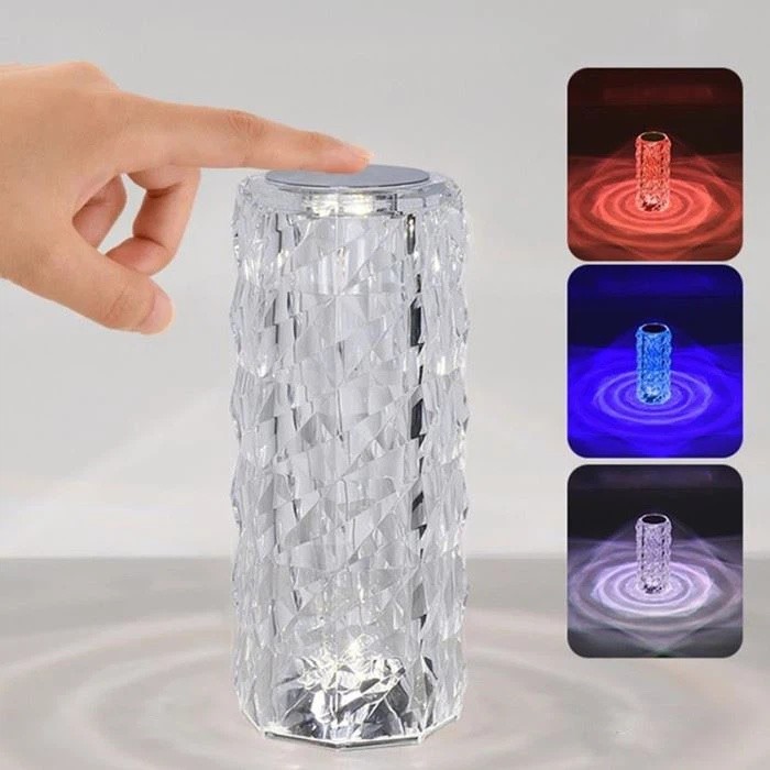 Diamond Crystal Table Lamp